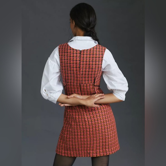 Maeve by Anthropologie Tweed Mini Dress Size 0 - Picture 4 of 6